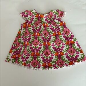 Vera Bradley Baby Girl Lilli Bell Floral Dress Size 3-6 Months